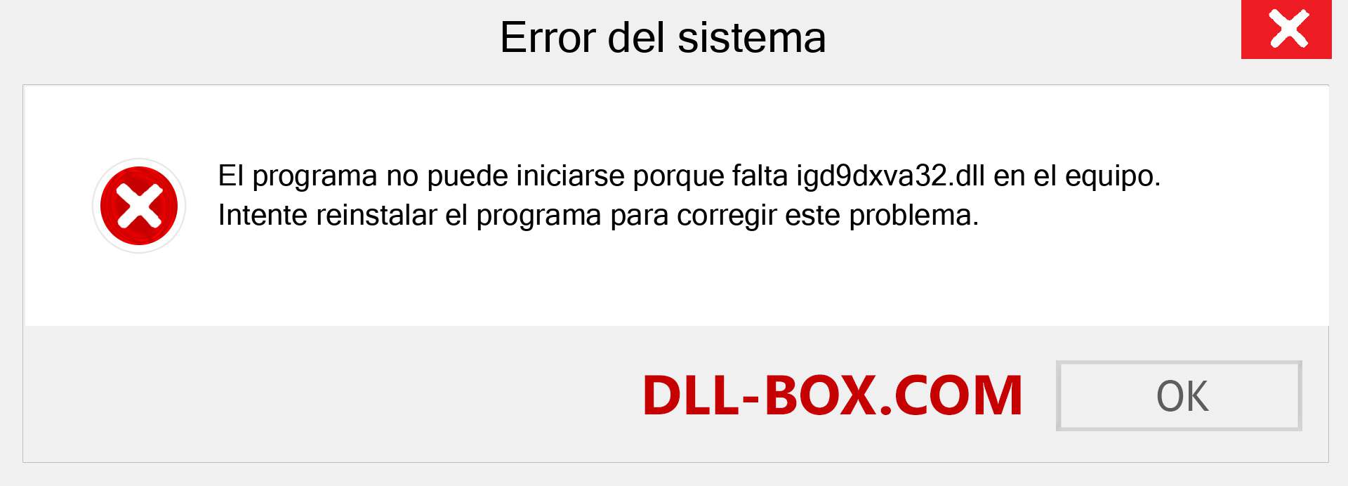 ¿Falta el archivo igd9dxva32.dll ?. Descargar para Windows 7, 8, 10 - Corregir igd9dxva32 dll Missing Error en Windows, fotos, imágenes